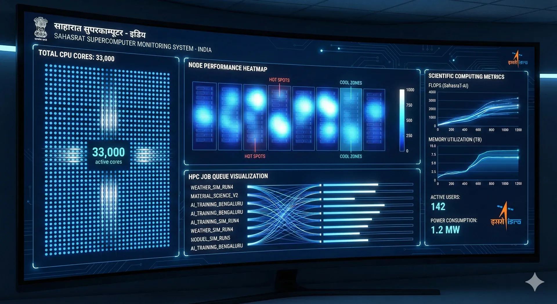 Supercomputer Dashboard