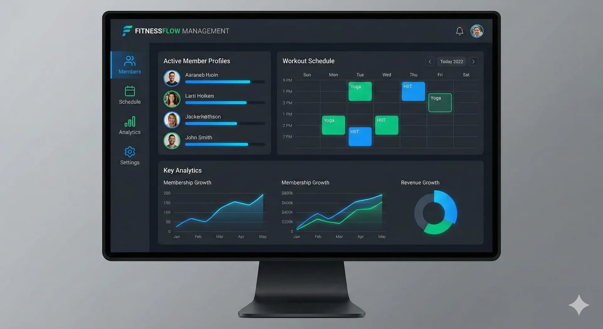 Pro Fit Club Dashboard